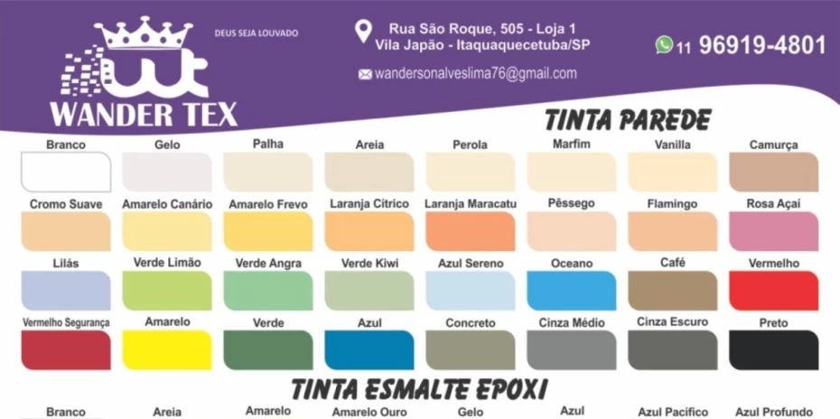 Foto 1:  — Wander Tex Tintas